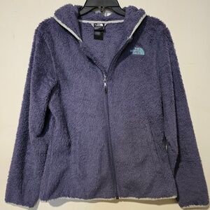 The North Face Osito Full Zip Fleece Jacket Lavender Purple Medium Silken